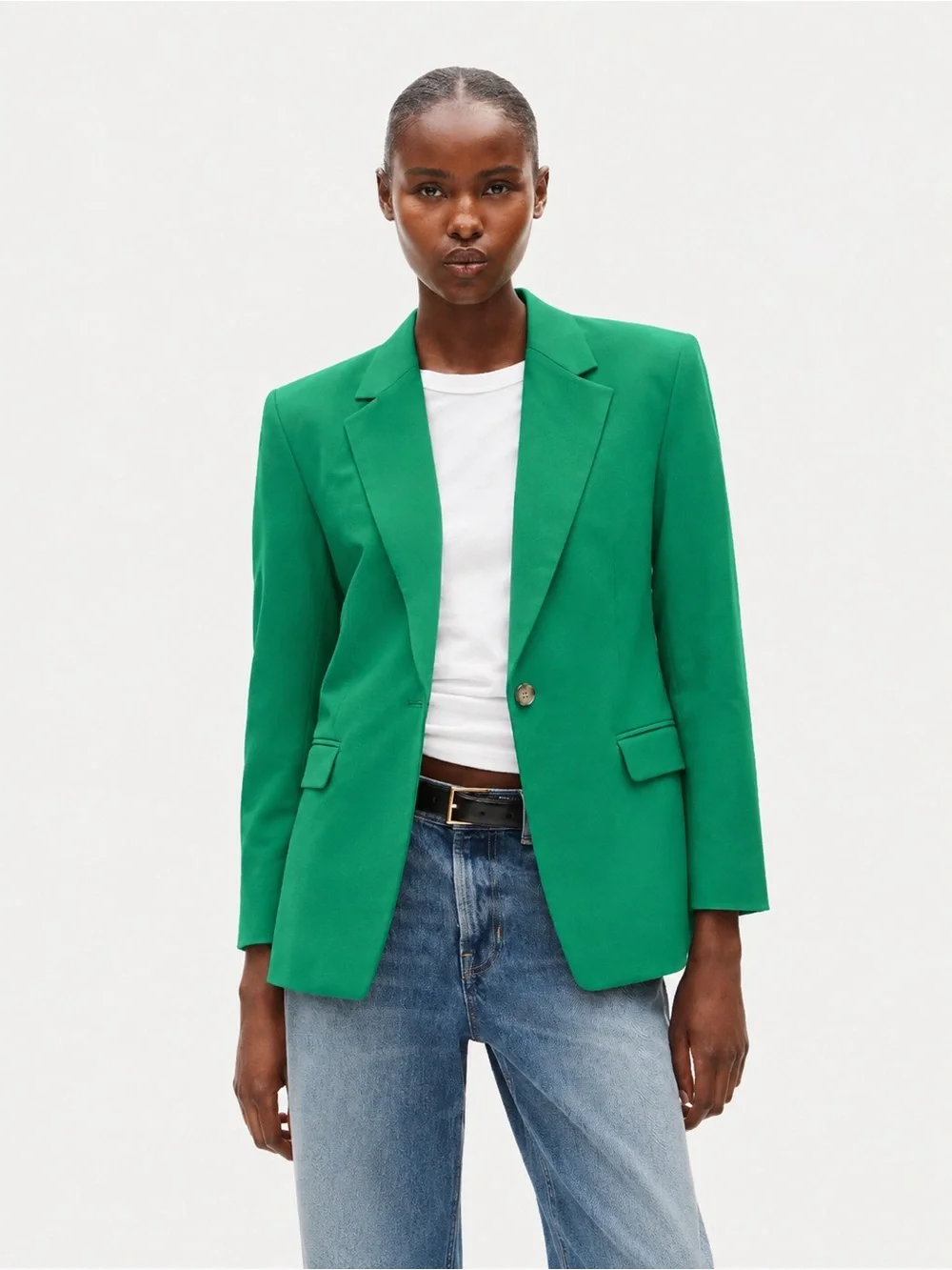 J Crew Willa Emerald Green Italian Blazer